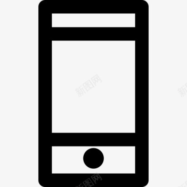 数字免扣图片智能手机数字营销39线性图标图标