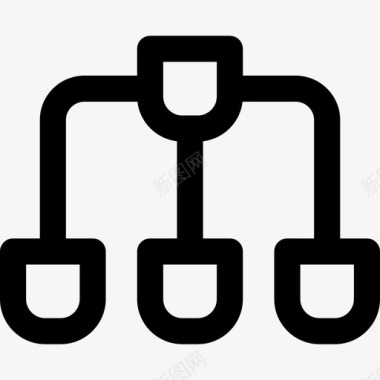 数字免扣图片连接数字营销39线性图标图标