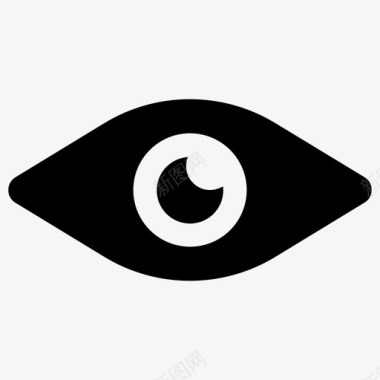 眼睛视线眼睛视网膜视图图标图标