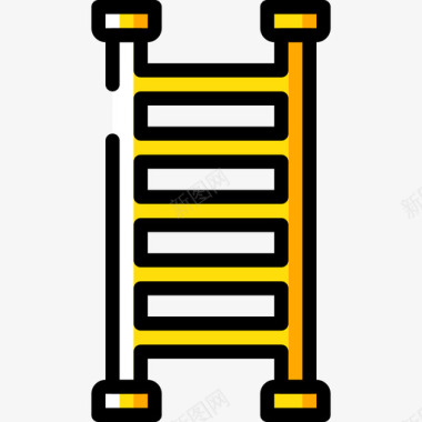 梯子44号结构黄色图标图标