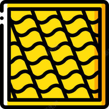 马赛克瓷砖图片瓷砖44号结构黄色图标图标