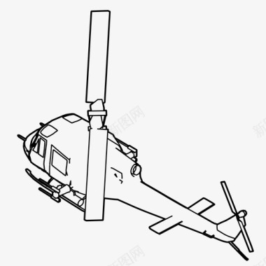 飞行堡垒直升机飞机飞行图标图标
