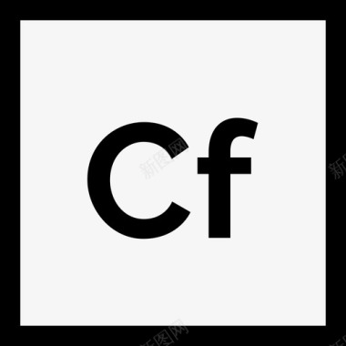 AdobeColdfusionadobe徽标4线性图标图标