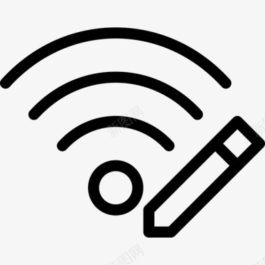 WiFi无线WiFi网络Wifi网络23线性图标图标