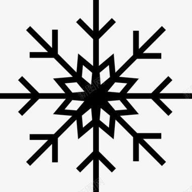 雪地冬天圣诞雪图标图标