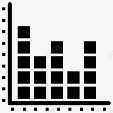 横向条形图直方图条形图图表应用程序图标图标