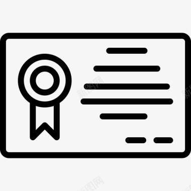 授权书证书文凭图标图标