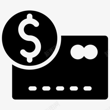 支付卡支付卡银行信用卡图标图标