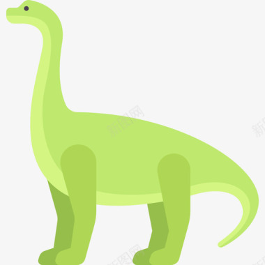 恐龙动物头骨恐龙动物与自然扁平图标图标