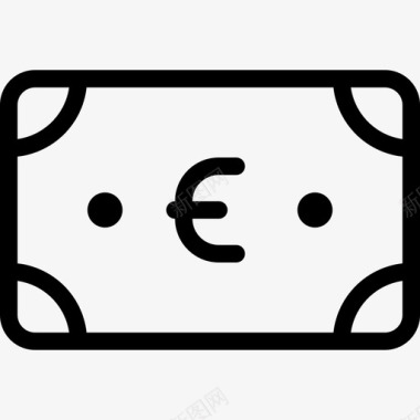 欧元图标欧元货币直系货币图标图标