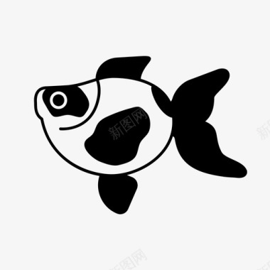 金鱼水族馆鱼缸图标图标