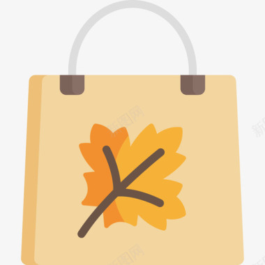 购物袋秋季23扁平图标图标