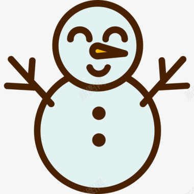 冬日雪人雪人圣诞108其他图标图标