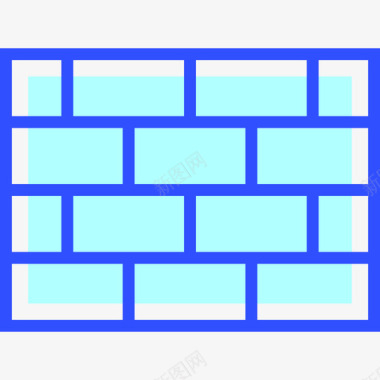 科技感墙墙冬季29线性颜色图标图标