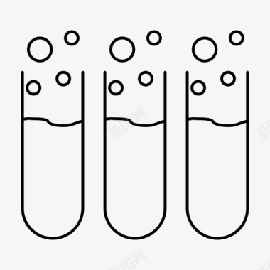 实验与科学试管化学实验图标图标