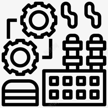 发电厂电力插头技术图标图标