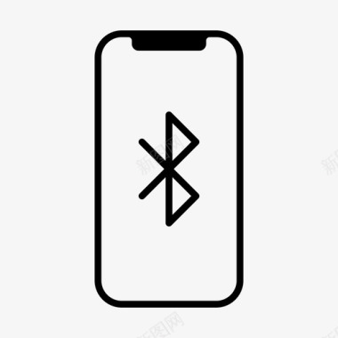 黑白苹果蓝牙iphone移动设备图标图标
