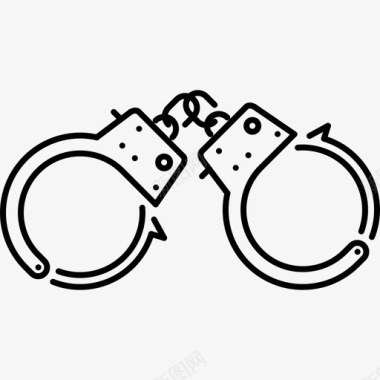 手铐法律5直系图标图标