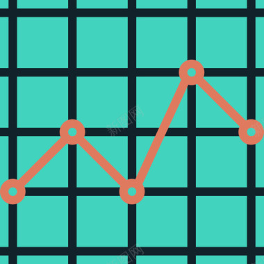 折线图数据可视化3线颜色图标图标