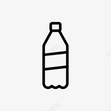 塑料瓶污染包装图标图标