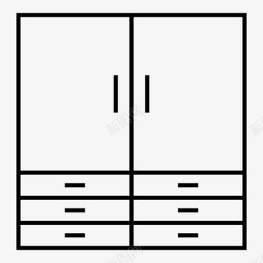 入口标识橱柜卧室抽屉图标图标