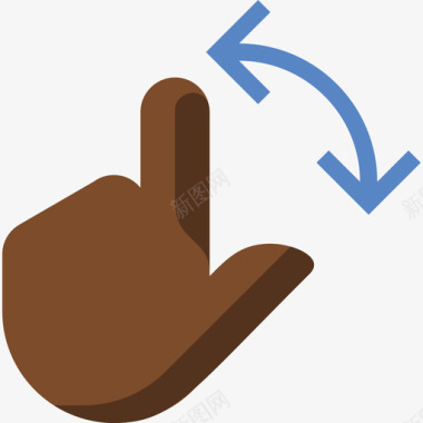 向左旋转旋转手势9其他图标图标