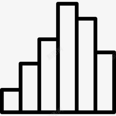 可视化设计分析数据可视化4线性图标图标