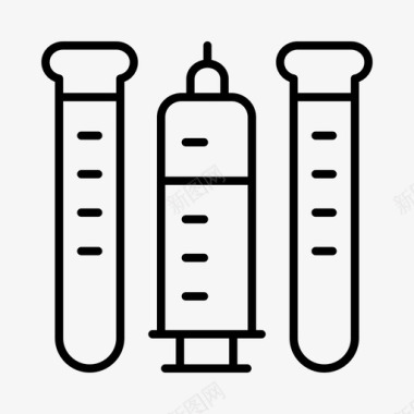 抽血化验验血保健医院图标图标