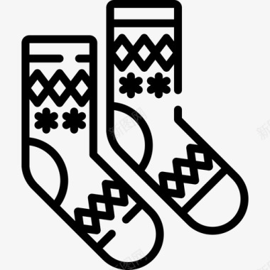冬季图标袜子冬季22直纹图标图标