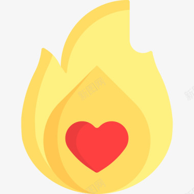 火焰爱情19平淡图标图标