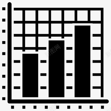 图形图柱状图条形图图表应用程序图标图标