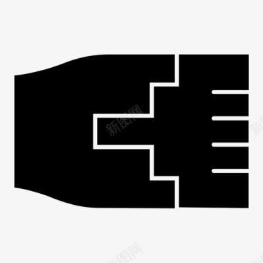 高压电缆lan电缆通信设备连接器图标图标