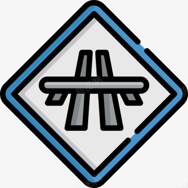 桥信号3线颜色图标图标
