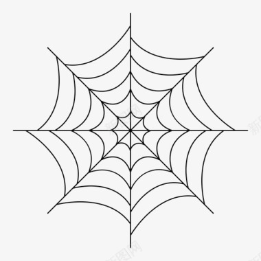 蜘蛛网蛛网薄纱图标图标