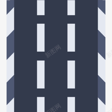 道路旅行地点表情符号2平面图标图标
