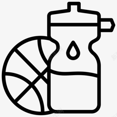 运动瓶儿童水瓶塑料瓶图标图标