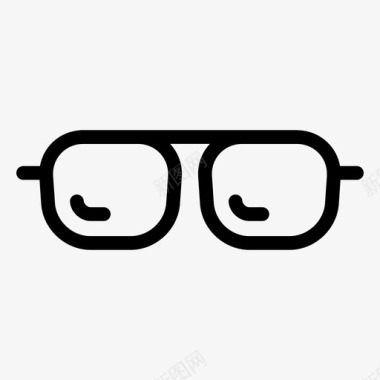 眼镜眼睛健康图标图标