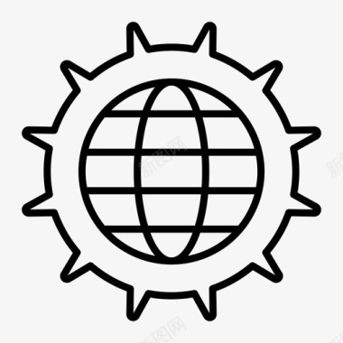 服务赢世界在线互联网维修图标图标