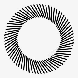 波形圆圈圆圈刷子齿轮图标高清图片