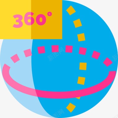 360杀毒球面视图360视图7平面图标图标