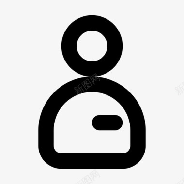 电影票矢量用户头像脸图标图标