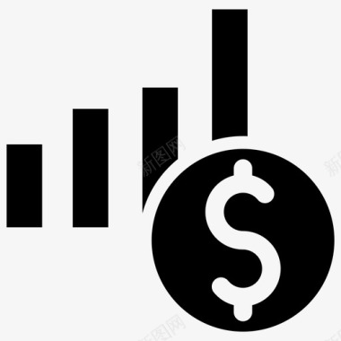 收入收益报告收益增长图标图标