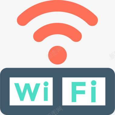 WIFI粗Wifi酒店和餐厅公寓图标图标