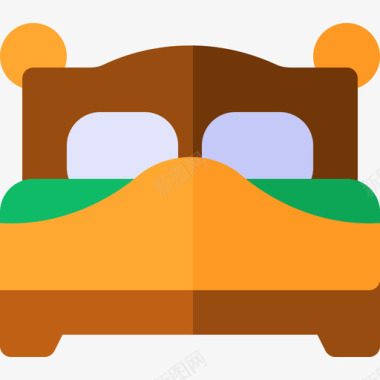床床复古装饰13扁平图标图标