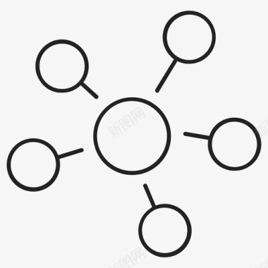 分子分子原子化学图标图标