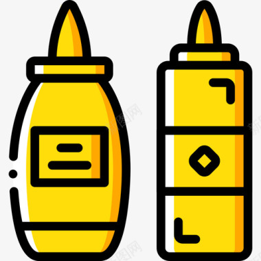 酱汁美食7黄色图标图标