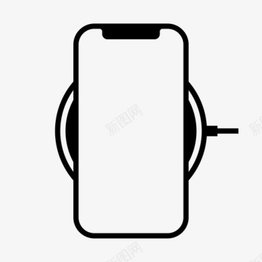 电器无线充电器电池iphone图标图标