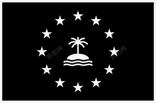 欧洲岛旗帜西西里岛图标图标