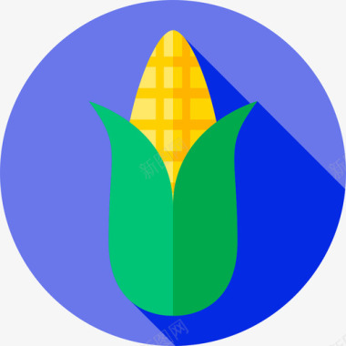 烤玉米玉米水果蔬菜2个图标图标