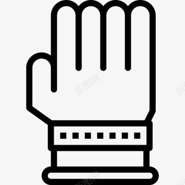手套可爱的维京人游戏2直线型图标图标